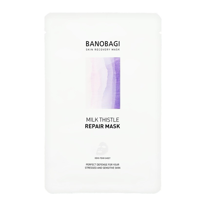 Маска для лица `BANOBAGI` MILK THISTLE с экстрактом чертополоха (восстанавливающая) 30 г