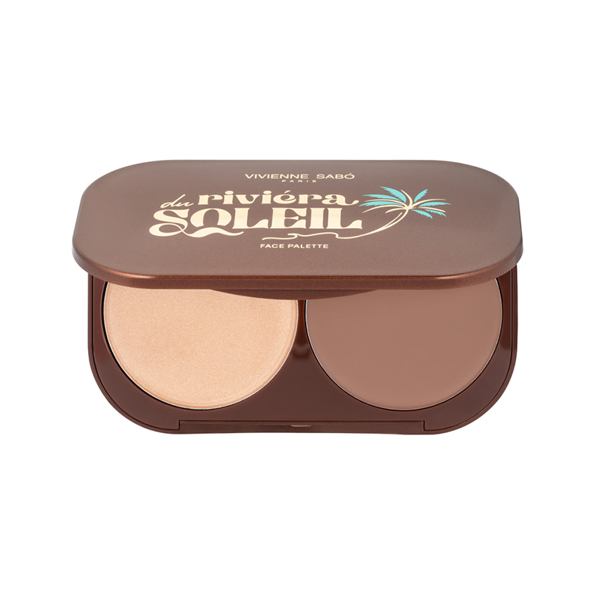 Палетка для скульптурирования лица VIVIENNE SABO RIVIERA DU SOLEIL с кремовыми текстурами