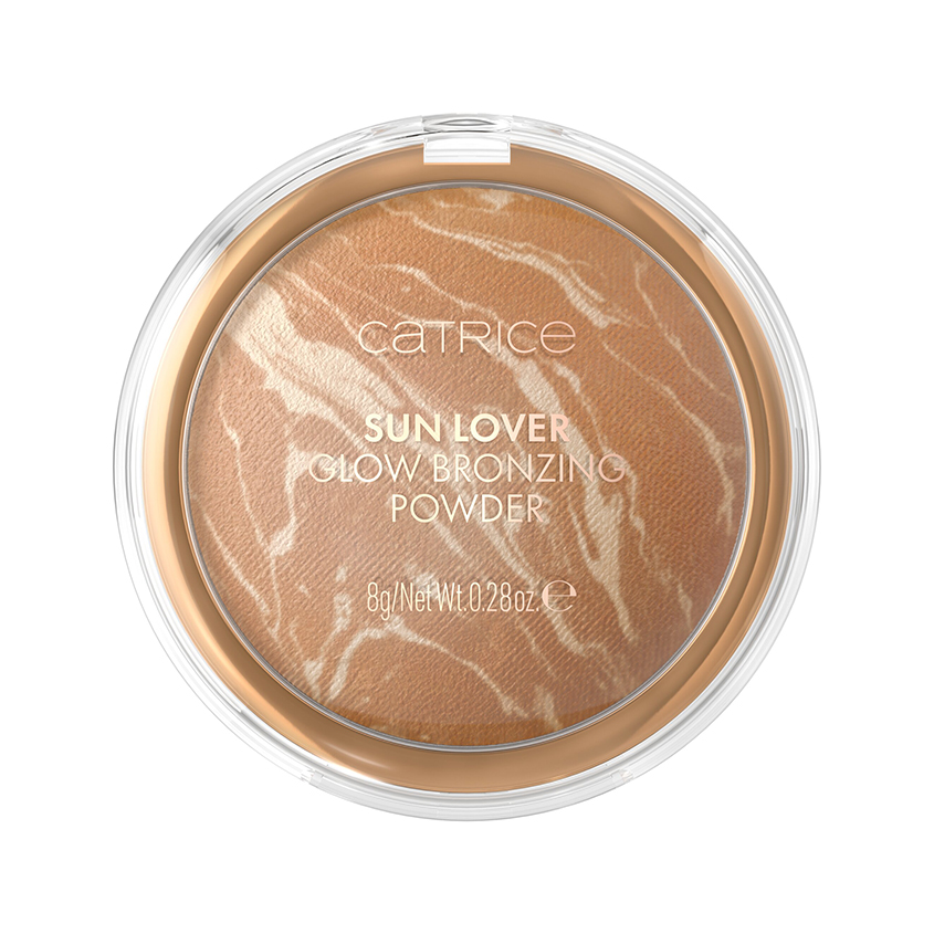 Пудра компактная для лица CATRICE SUN LOVER с эффектом загара