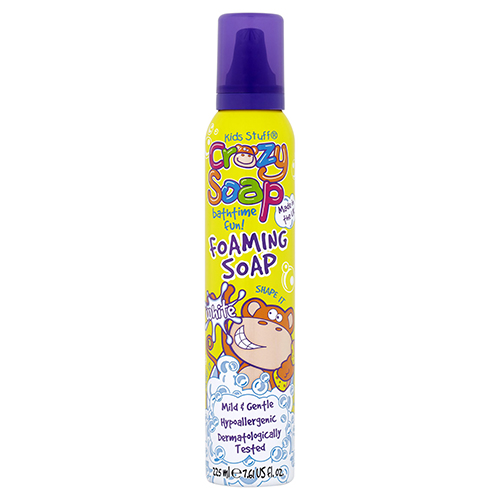 

Мусс-пена для детских забав и купания KIDS STUFF CRAZY SOAP белая 225 мл