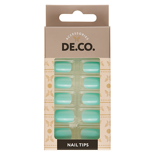 

Набор накладных ногтей DECO. ESSENTIAL Mild green 24 шт + клеевые стикеры 24 шт