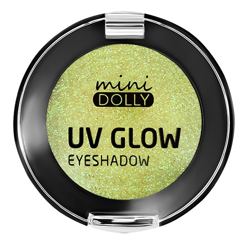 

Тени-глиттер для век MINI DOLLY UV GLOW светящиеся тон 06 sunlight