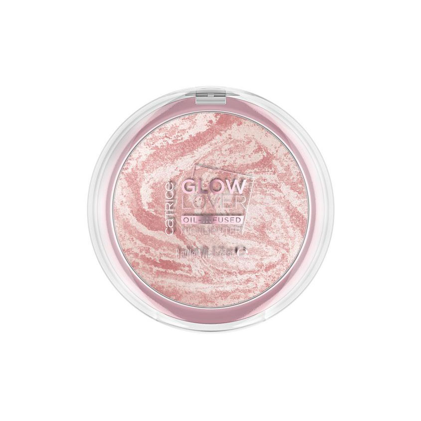 CATRICE Пудра-хайлайтер CATRICE GLOW LOVER OIL-INFUSED тон 010 хайлайтер для лица glow lover oil infused highlighter 8г 010 glowing peony