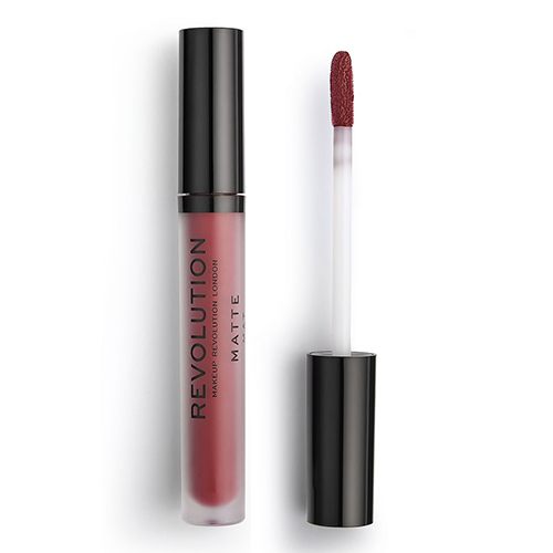 Помада для губ `REVOLUTION` MATTE LIP жидкая матовая (тон vampire 147)
