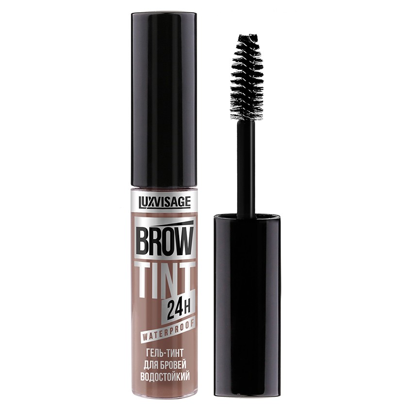 Гель-тинт для бровей LUXVISAGE BROW TINT WATERPROOF 24H тон 102 soft brown водостойкий гель для бровей luxvisage гель тинт для бровей водостойкий brow tint waterproof 24h