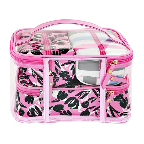 

Набор косметичек LADY PINK MUST HAVE LIMITED Тюльпаны 4 шт