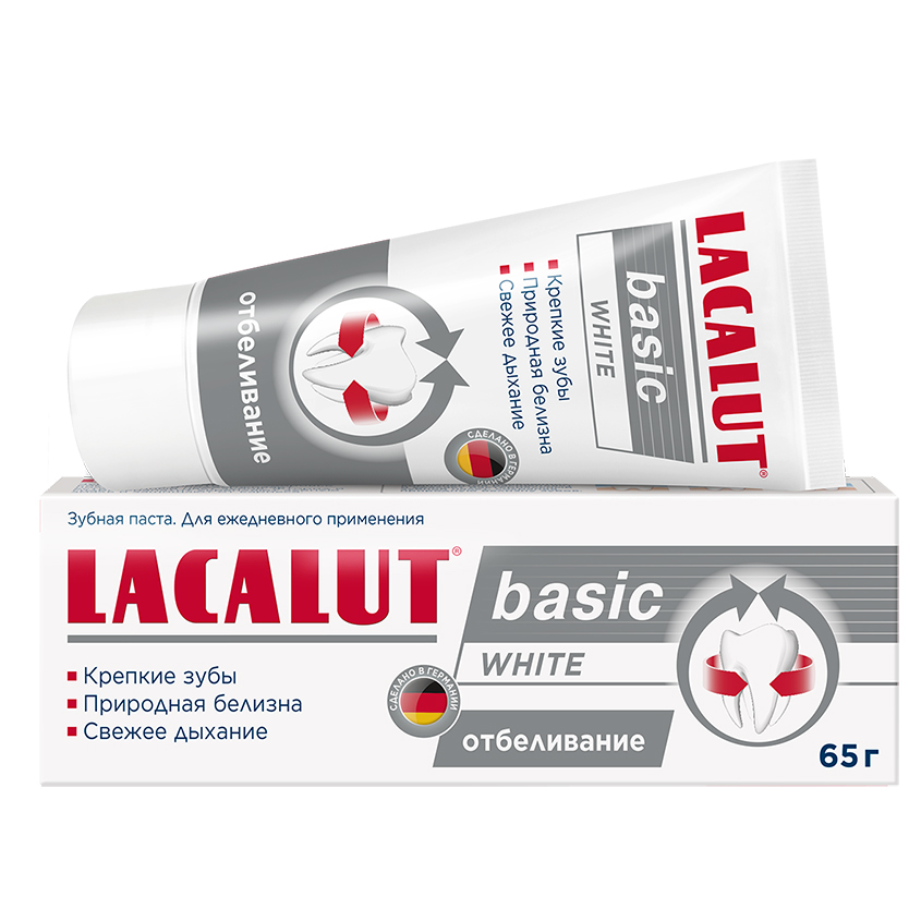 Паста зубная LACALUT BASIC White 65 г