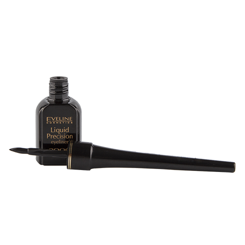 Подводка для глаз EVELINE LIQUID PRECISION LINER 2000 PROCENT черная матовая colorful seal stamp eyeliner pen double ended waterproof fast dry triangle seal liquid eye liner pencil eye makeup cosmetics