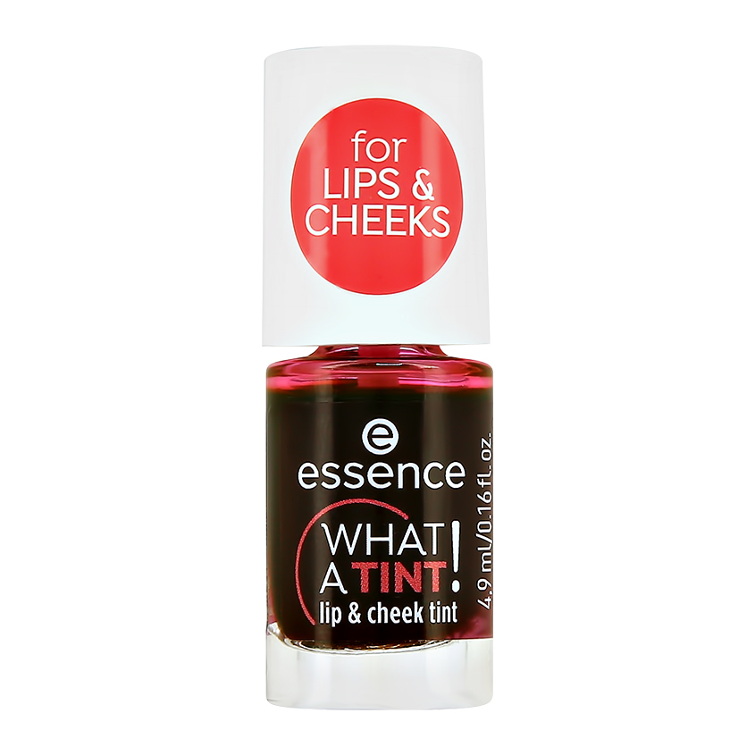 Тинт для губ и лица ESSENCE WHAT A TINT! тон 01 Kiss from a rose водный тинт для губ век и щёк оттенок red apple