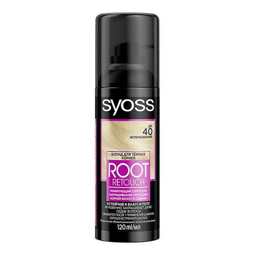 Спрей для волос тонирующий SYOSS ROOT RETOUCHER тон блонд