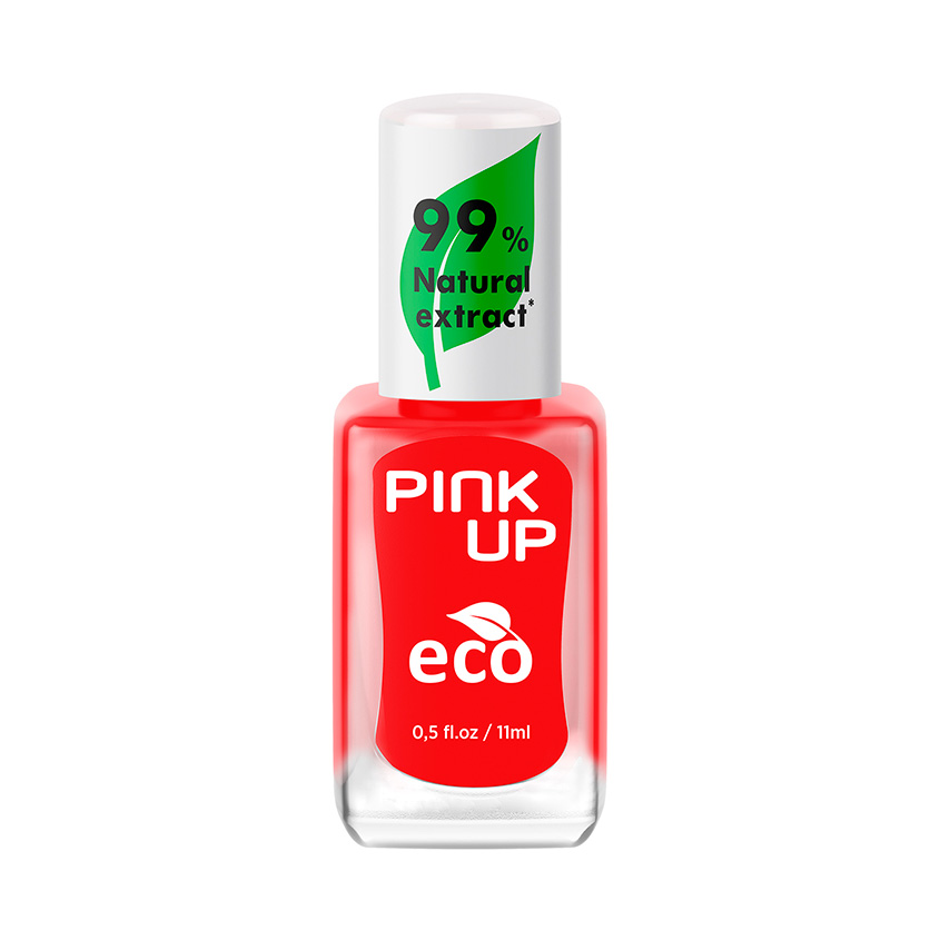 

Лак для ногтей PINK UP ECO тон 19 с натуральными ингредиентами 11 мл