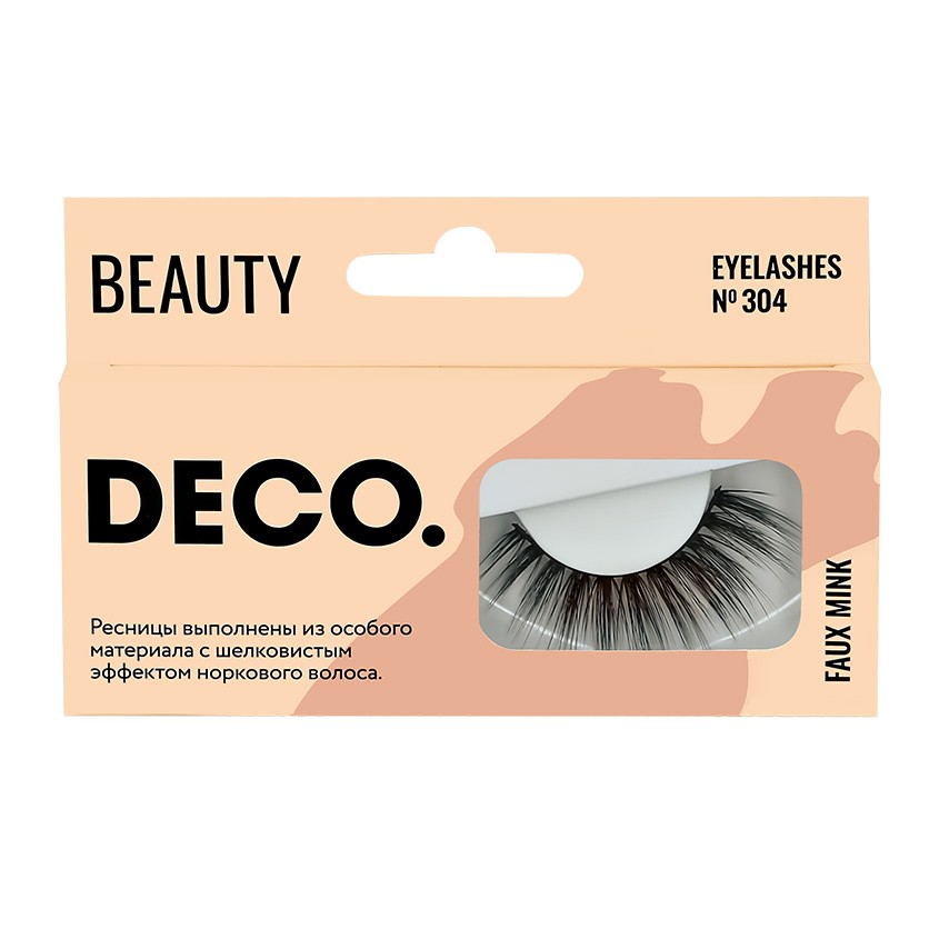 DECO. Накладные ресницы DECO. FAUX MINK с эффектом норки №304