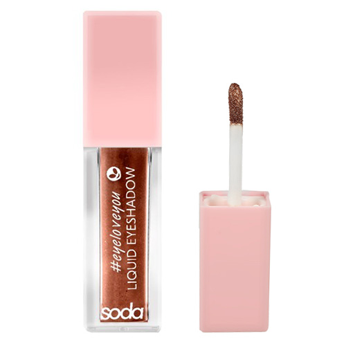 Тени для век SODA LIQUID EYESHADOW жидкие тон 005 bronze gal