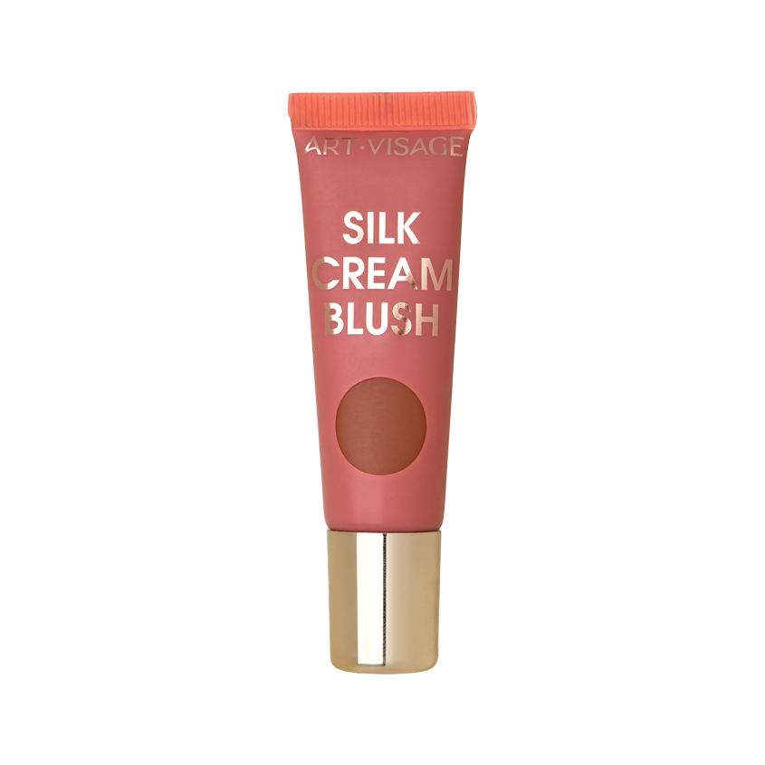 Румяна для лица ART-VISAGE SILK CREAM BLUSH кремовые с сатиновым финишем тон 434 Розовое какао