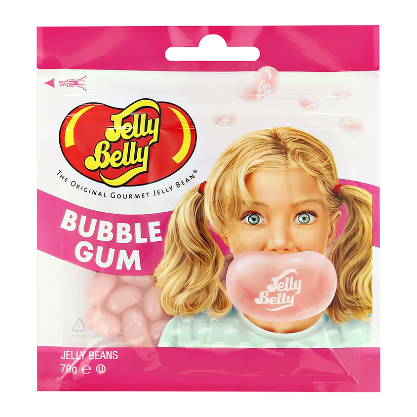 цена JELLY BELLY Драже жевательное JELLY BELLY со вкусом жевательной резинки 70 г