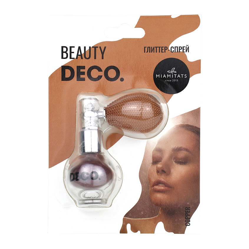 DECO. Глиттер-спрей для лица, тела и волос DECO. by Miami tattoos Copper