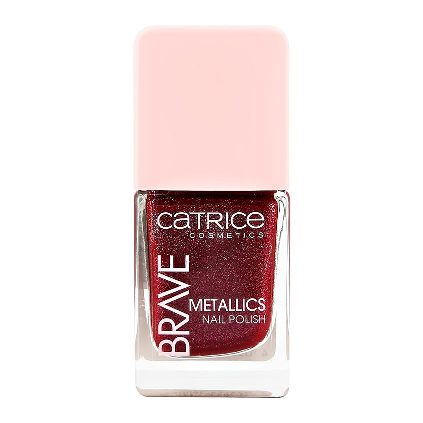 Лак для ногтей CATRICE BRAVE METALLICS NAIL POLISH тон 04 винный 10,5 мл