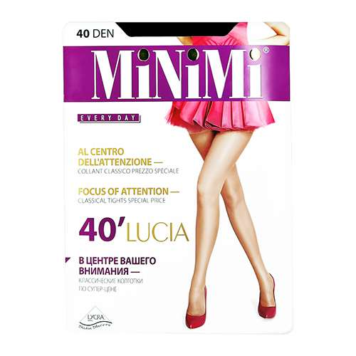 

Колготки женские MINIMI LUCIA 40 den тон Nero р-р 2
