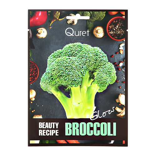 

Маска для лица QURET BEAUTY RECIPE с экстрактом брокколи для сияния кожи 25 г