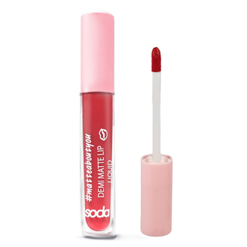 

Помада для губ SODA DEMI MATTE LIP LIQUID матовая жидкая тон 005 be bright
