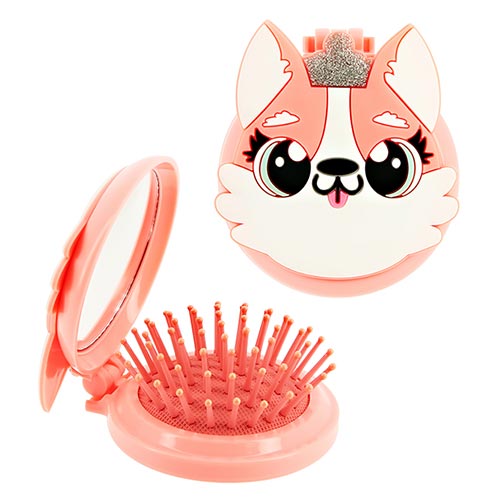 

Расческа для волос MISS PINKY с зеркалом оранжевая