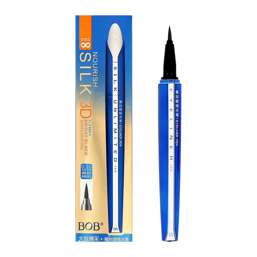 BOB Подводка для глаз BOB SILK EYELINER BLUE черная