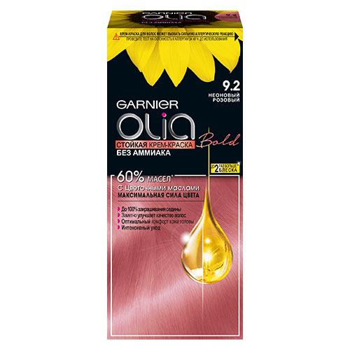 

Краска для волос GARNIER OLIA тон 9.2 Неоновый розовый