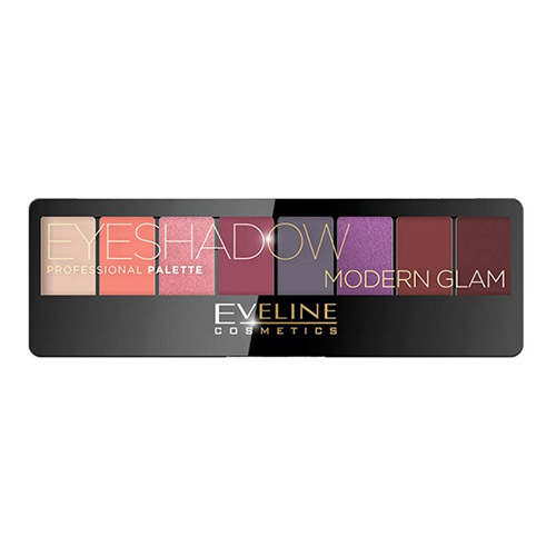 Палетка теней для век `EVELINE` EYESHADOW PROFESSIONAL PALETTE тон 03 (modern glam)