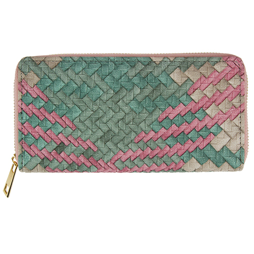 

Кошелек LADY PINK BASIC плетеный розовый