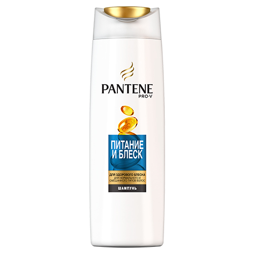 

Шампунь для волос PANTENE PRO-V ПИТАНИЕ И БЛЕСК для нормальных и смешанных волос 250 мл