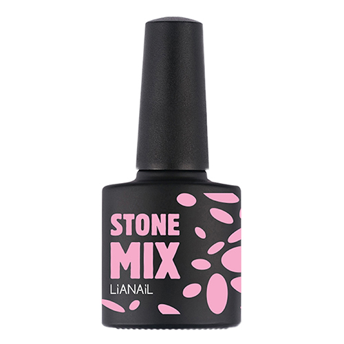 Гель-лак для ногтей UV/LED `LIANAIL` STONE MIX тон Розовый кварц 10 мл