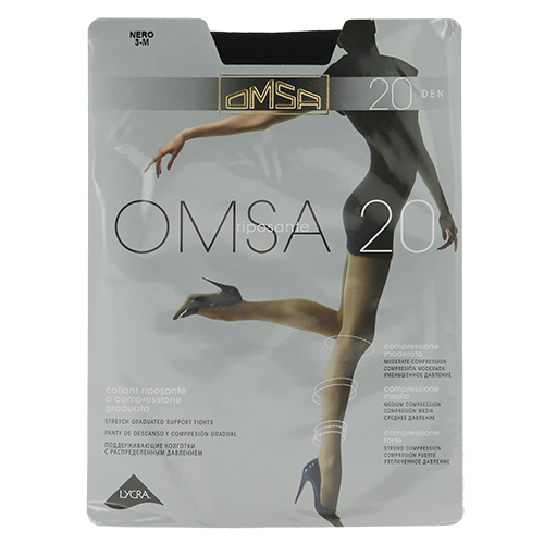 

Колготки женские OMSA 20 den тон Nero р-р 3