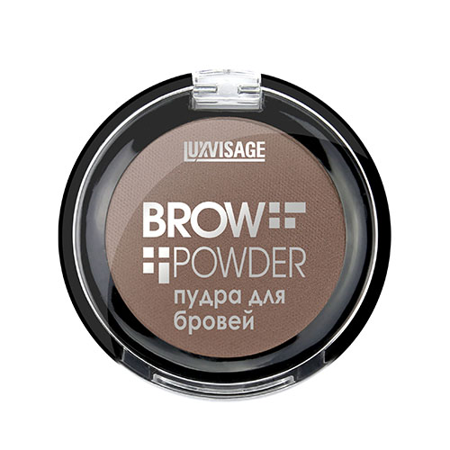 Пудра для бровей LUXVISAGE BROW POWDER тон 2 warm taupe - фото 1