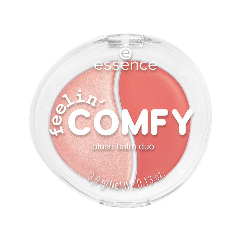 Румяна для лица ESSENCE FEELIN COMFY двойные с кремовой текстурой тон 01 In my blushin era
