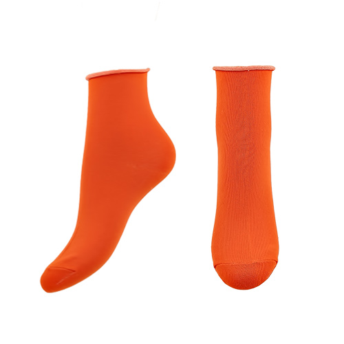 Носки женские `SOCKS` simple bright orange
