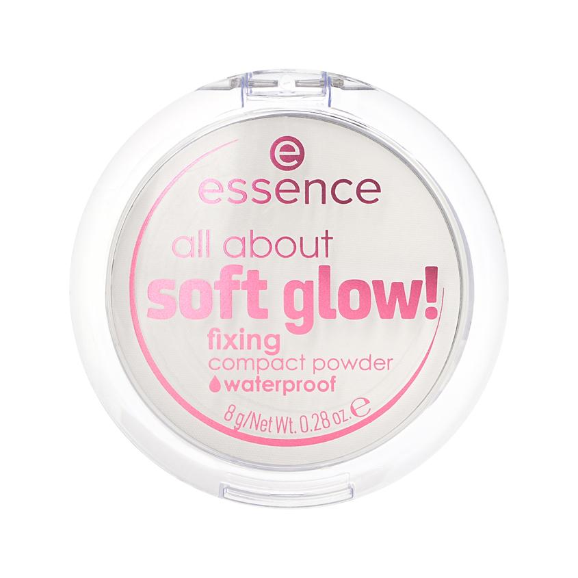 Пудра для лица `ESSENCE` ALL ABOUT SOFT GLOW! компактная с эффектом сияния