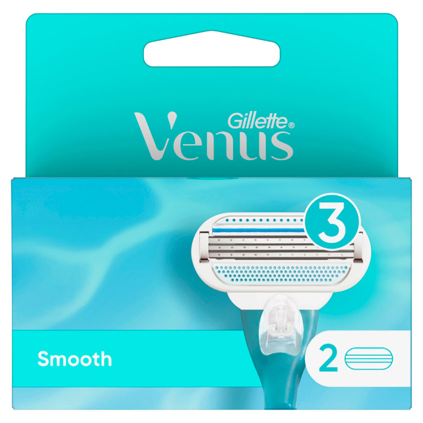 GILLETTE Кассеты для станка GILLETTE VENUS 2 шт цена и фото