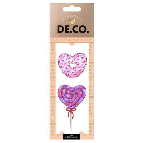 

Татуировка для тела DE.CO. LOVE STORY by Miami tattoos переводная Donut balloon