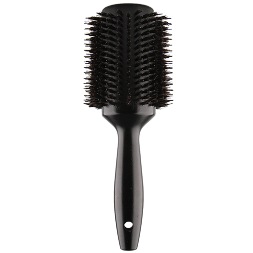 Брашинг для волос `LADY PINK` `BASIC` wood с деревянной ручкой и натуральной щетиной (диаметр 90 мм)