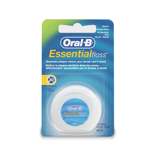 ORAL-B Нить зубная ORAL-B Essential вощеная мятная фотографии