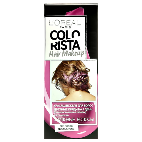 

Желе для волос красящее LOREAL COLORISTA тон Лиловые волосы 30 мл