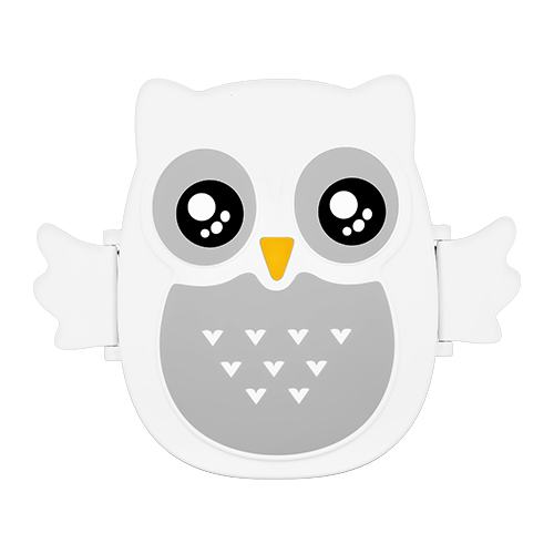 

Ланч-бокс FUN owl grey premium