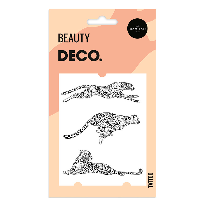 Татуировка для тела `DECO.` ORIENT by Miami tattoos переводная (Leopard)