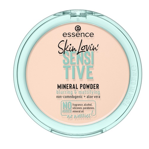 Пудра компактная для лица ESSENCE SKIN LOVIN SENSITIVE минеральная для чувствительной кожи минеральная матовая пудра essence skin lovin 9 г