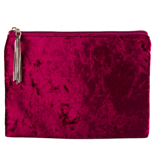 

Косметичка LADY PINK VELVET малиновая