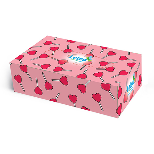 

Салфетки бумажные LELEA 2-х слойные Hearts 100 шт