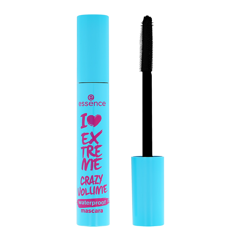 ESSENCE Тушь для ресниц ESSENCE I LOVE EXTREME CRAZY VOLUME водостойкая тон черный