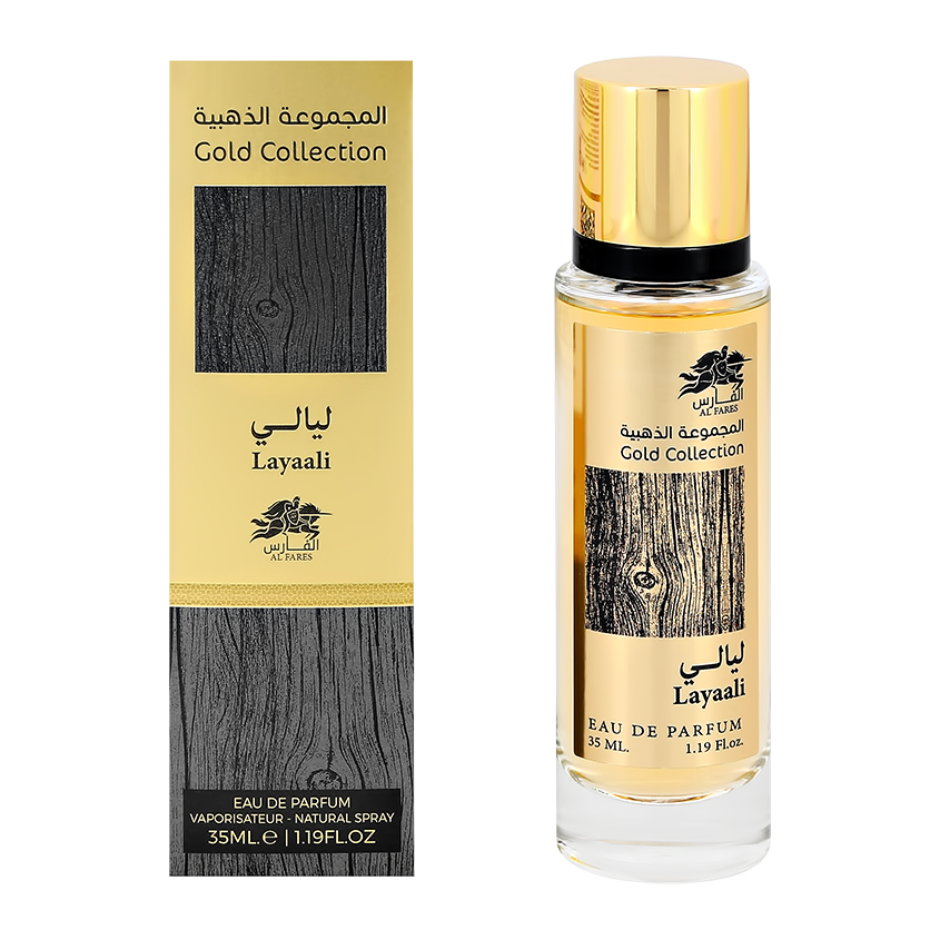 AL FARES Парфюмерная вода AL FARES GOLD COLLECTION layaali 35 мл emper al fares парфюмерная вода unisex nahr al oud patchouli 100 мл