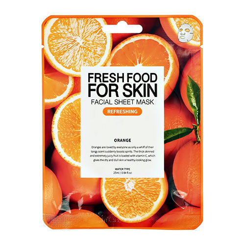 

Маска для лица FRESH FOOD с экстрактом апельсина освежающая 25 мл
