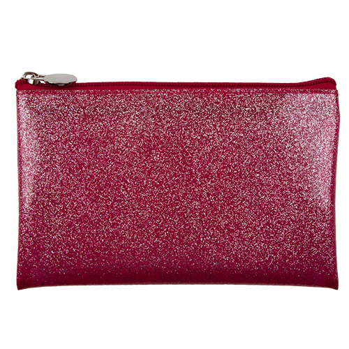 

Косметичка LADY PINK SHINING плоская розовая